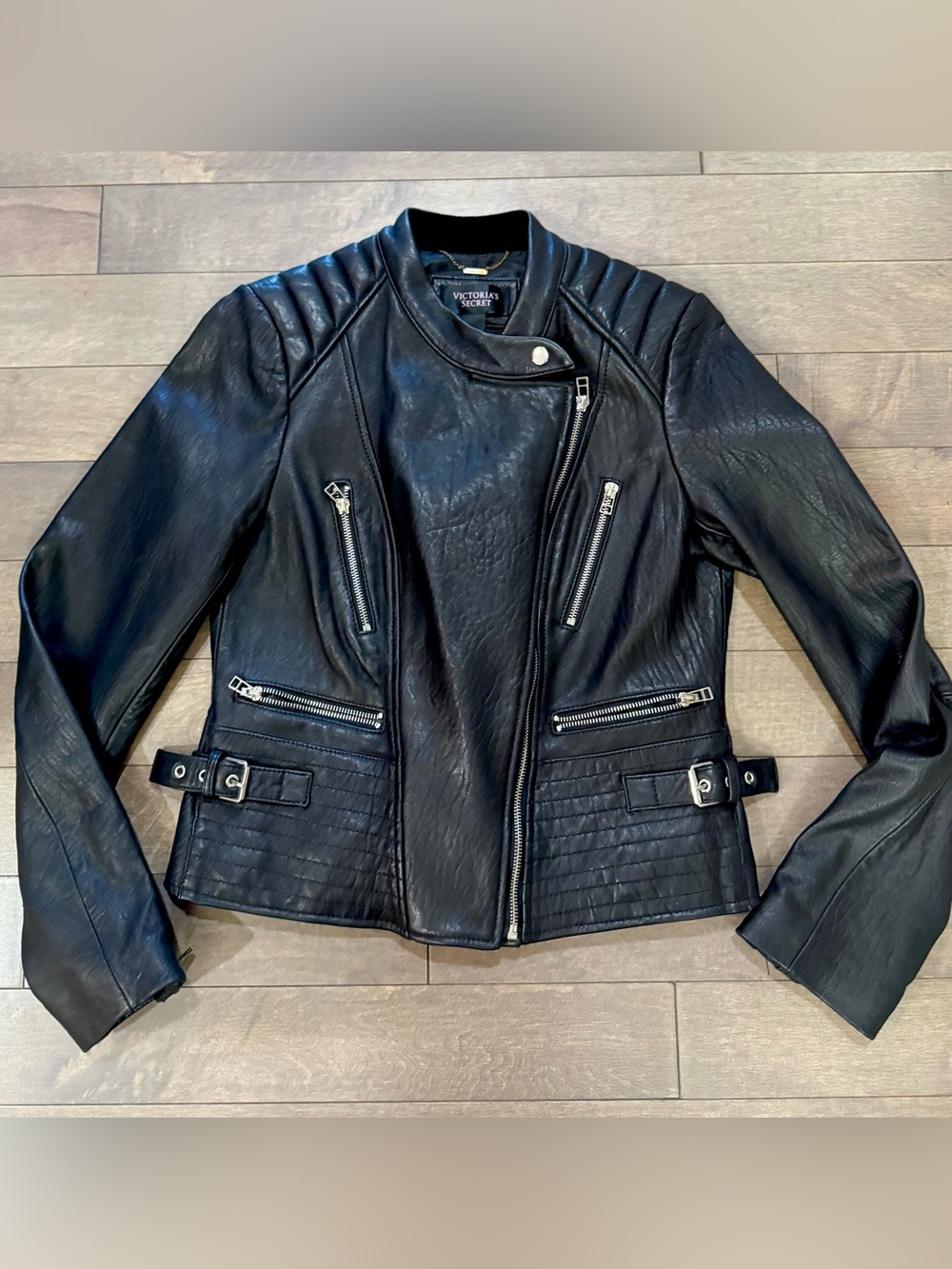 Victoria's Secret Women's Black genuine leather